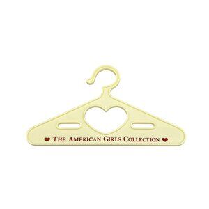 American Girl Doll Hanger The American Girls Collection Heart Cutout Cream